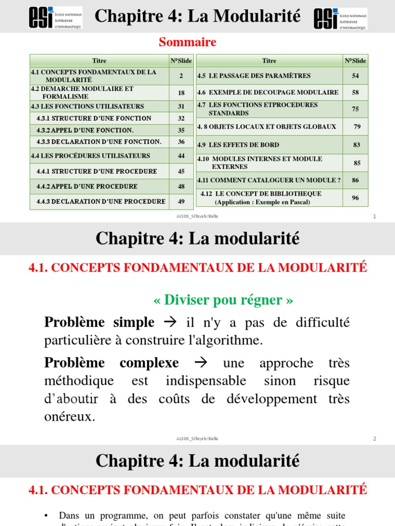 Concepts et Démarche de Modularity | PDF | Programmation | Programme ...