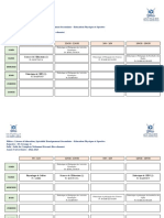 Emploi Du Temps LE EPS S3 Groupes I Et II