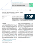 Determination of Seawater Biochemical Oxygen Demand Based On in Situ