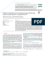 Prediction of Municipal Wastewater Biochemical Oxygen Demand Using