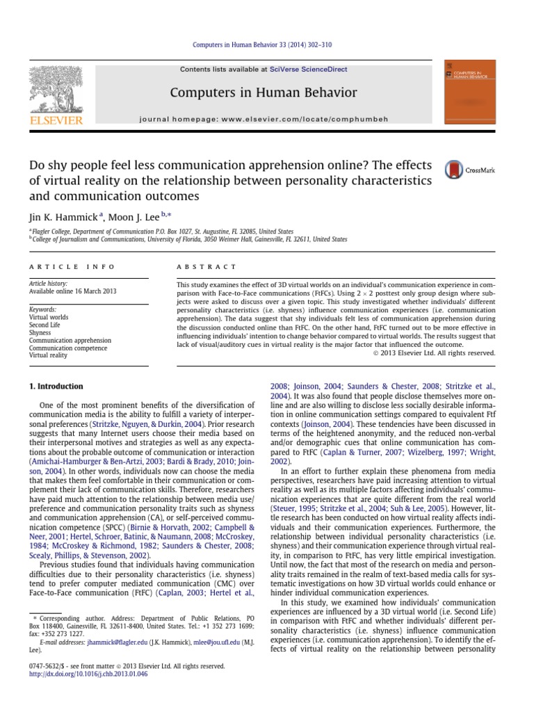 The Effects of Virtual Reality (VR) On Charitable Giving: The Role of ...