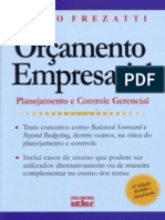 Resumo Orcamento Empresarial Planejamento e Controle Gerencial Fabio Frezatti