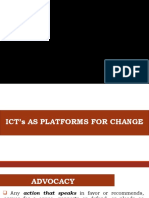 Ict's As Platforms