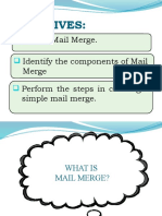 Productivity Tools - Mail Merge