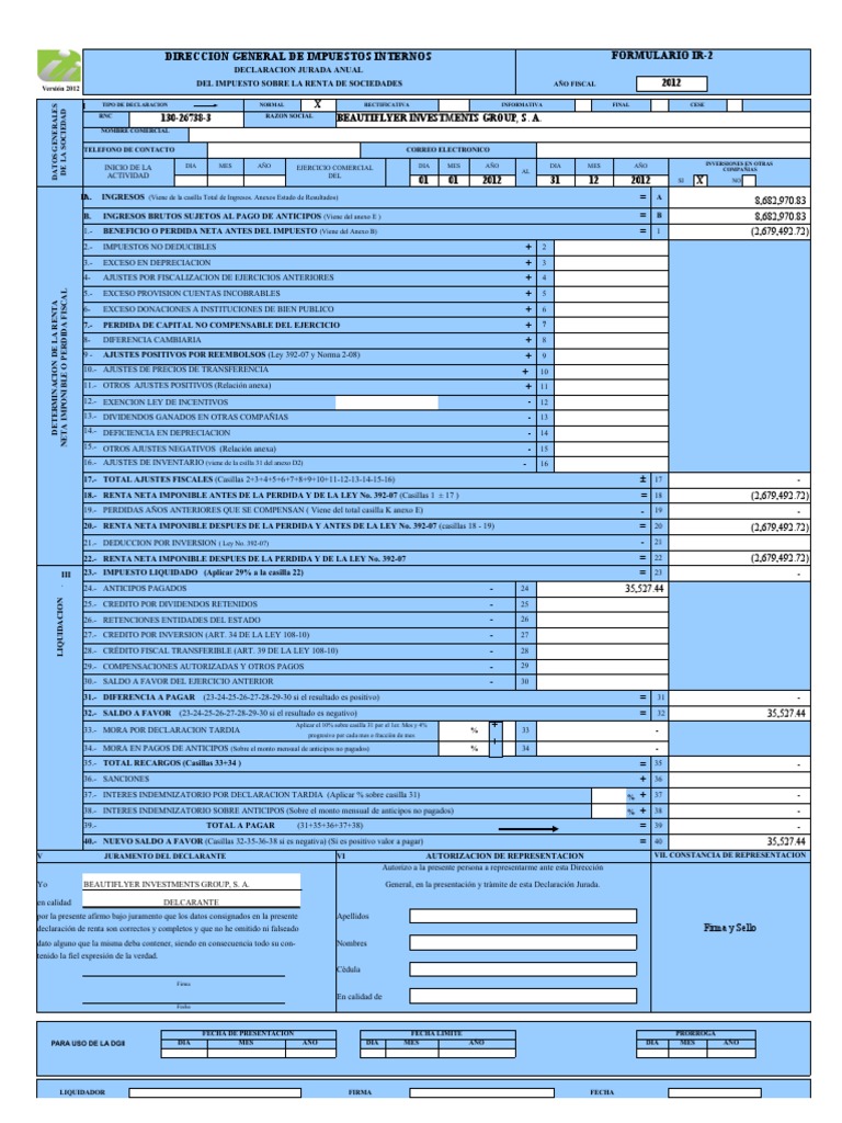 Modelo Ir2 | PDF
