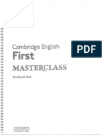 First Masterclass Workbook