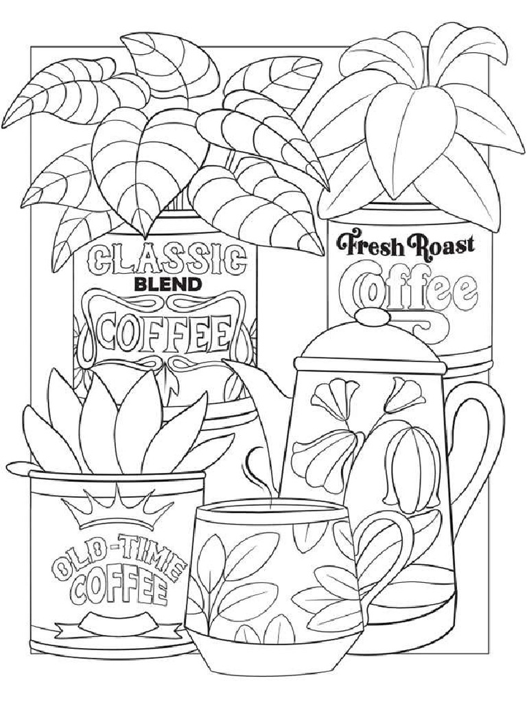 Plant Mom Coloring Book