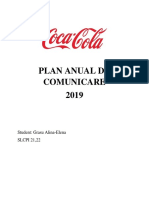 Plan de Comunicare Anual COCA COLA