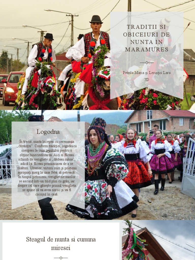 Traditii Si Obiceiuri de Nunta in Maramures | PDF