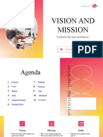 Magenta Orange Yellow Professional Gradients Vision Deck Business Presentation