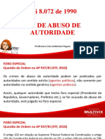 Slides - Lei de Abuso de Autoridade