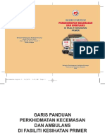 Buku Garis Panduan Perkhidmatan Kecemasan Dan Ambulans Di Fasiliti Kesihatan Primer