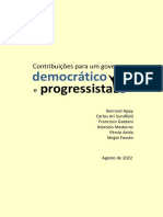 Contribuicoes para Um Governo Democratico e Progressista 040822