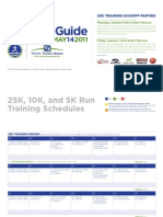 Training Guide: 25K, 10K, and 5K Run Training Schedules