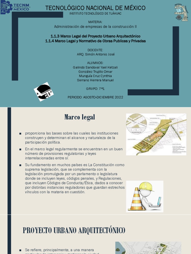 Marco Legal de Obras Privadas y Públicas | PDF | Política