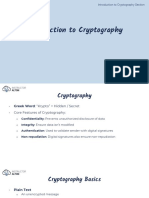 15 - Introduction To Cryptography Section PDF
