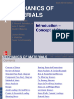 Introduction mechanics of materials (Concept of Stress)