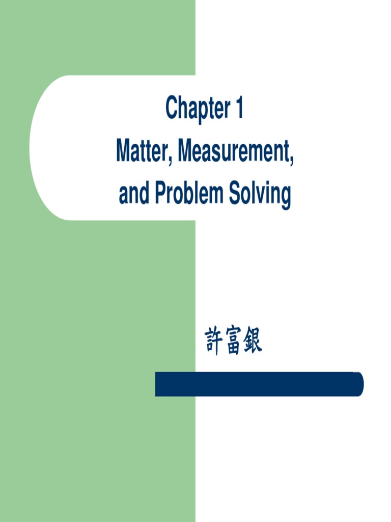 Understanding Matter and Measurement | PDF | Philosophy | Science ...