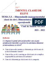 Tema 3.3 Dimensiunile MCE Normativa Operat