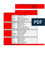 Grade 9 Schedule of Shuffling of Modules Per Adviser