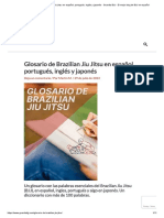 Glosario de Brazilian Jiu Jitsu en Español, Portugués, Inglés y Japonés - Guardia BJJ - El Mejor Blog de BJJ en Español