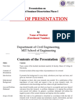 Presentation General Guidelines