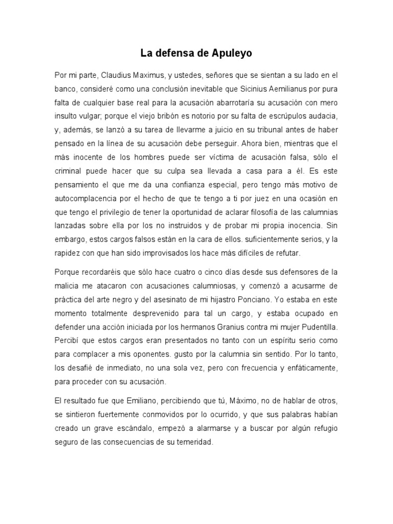 La Defensa de Apuleyo PDF