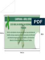 Campanha Abril Verde Segurança Trabalho