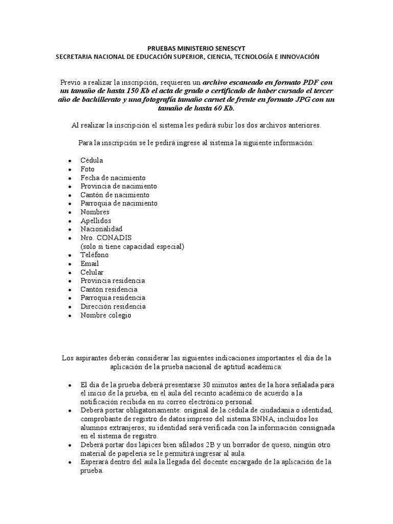 Certificado Senescyt Tercer Trimestre