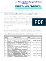 Credenciamento de fornecedores de alimentos para merenda escolar em Itapejara D'Oeste