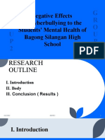 Edited Negative Effects of Cyberbullying To The Students Mental Health of Bagong Silangan High School 1