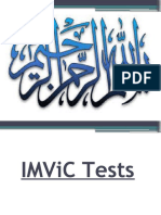 Imvic Lab Test by Dakhan