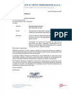 Carta #038-2022-Atinsac7js-Levantamiento de Observacion Actividad N°3 Presentacion de La Oficina de Intervencion Social Del Consorcio San Isaias