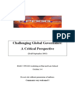 Challenging Global Governance A Critical Perspective