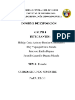 Informe Exposición de Histologia