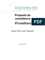 Proposta de Candidatura Marilia