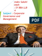 Corporate Governance Management