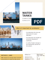 Sizing Water Tanks With Answers