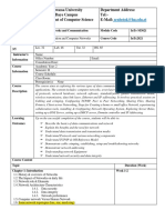 DCCN Cource Outline (Syllabus)