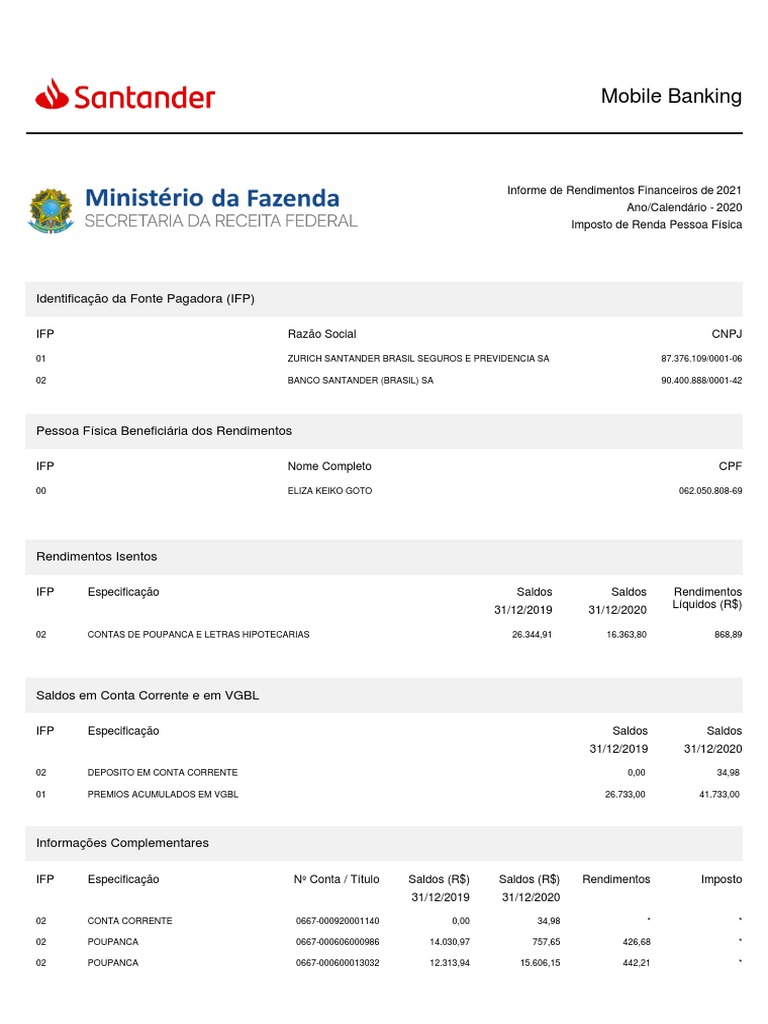 Mobile Banking: Identificação Da Fonte Pagadora (IFP) | PDF | Bancos ...