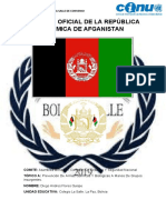 Posición Oficial de La República Islámica de Afganistan