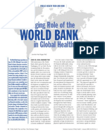 The Changing Role of The: World Bank