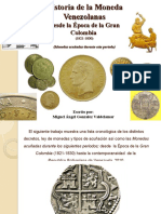 Historia de La Moneda Venezolana PRE