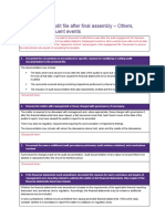 Append To The Audit File After Final Assembly - Others, Including Subsequent Events and Other July 2019