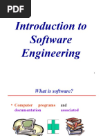 Introduction To Software Engineering