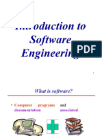 Introduction To Software Engineering