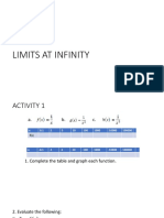 Limits at Infinity