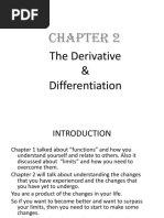 The Derivative & Differentiation