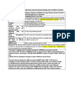 Refinance Scheme Summary by BB (Due To COVID-19)