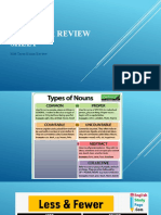 Grammar Review Sheet